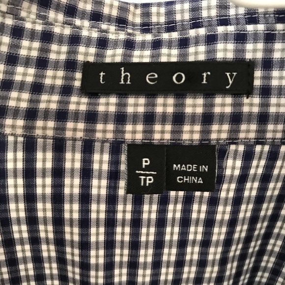 Theory Button Down Long Sleeve Shirt - Picture 4 of 5